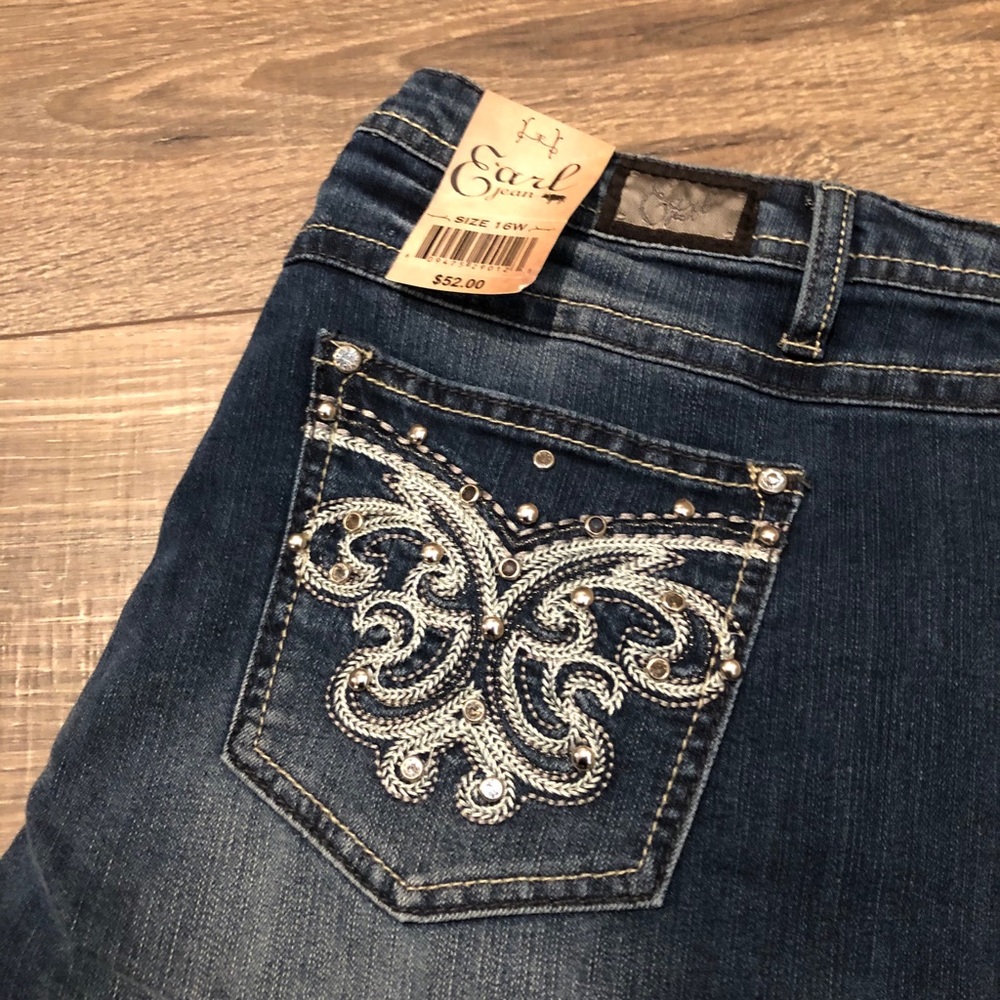 Earl Jeans Plus Size 16 Cropped Pants Capri